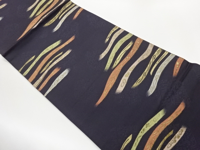 JAPANESE HIRAKI NAGOYA OBI / WOVEN ABSTRACT